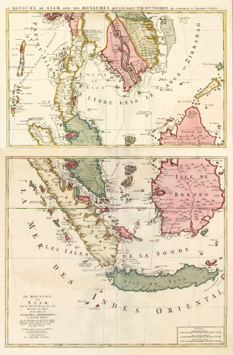 Old antique map of Southeast Asia by J. Ottens. | Sanderus Antique Maps ...