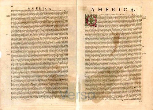 America (Western Hemisphere), by Gerard Mercator.