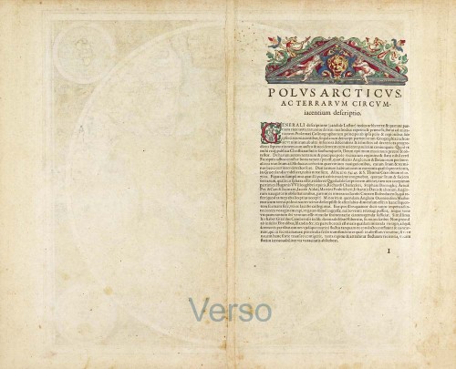 L'apparition du Nord selon Gérard Mercator – 1595 – Géographie
