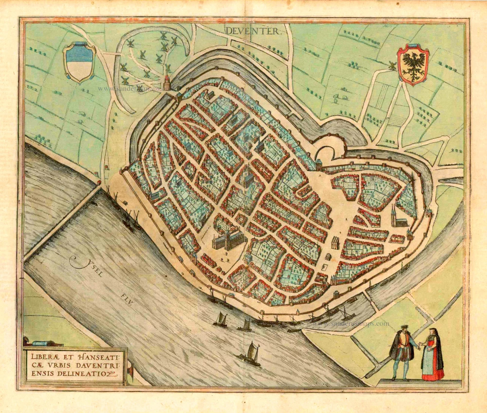 Deventer - Liberae et Hanseaticae Urbis Daventriensis Delineatio