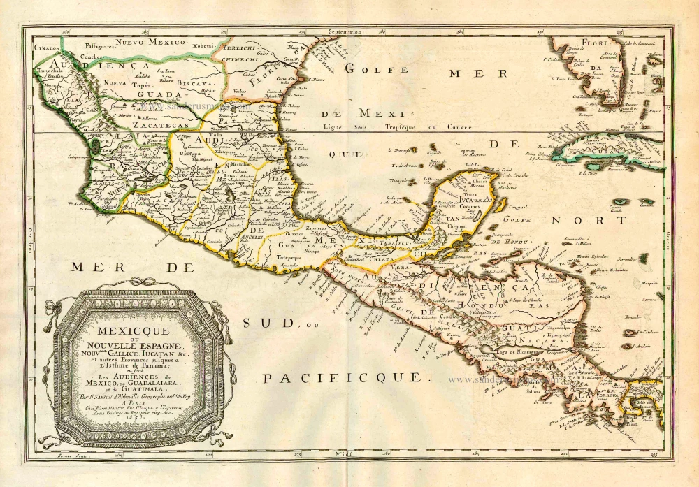 Historic Map of Mediterranean Sea Region - Sanson 1680 - Maps of the Past