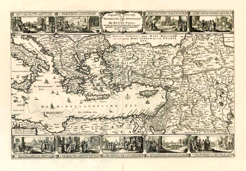 Map of Eastern Mediterranean