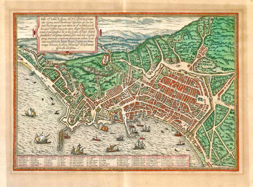 Palatium Regium in Urbe Neapoli - Napoli Neapel Palazzo Reale Campania  Italy Italia veduta incisione acquaforte by Blaeu, Joan (1596-1673) und  Pieter Mortier (1661-1711):: (1704)  Art / Print / Poster