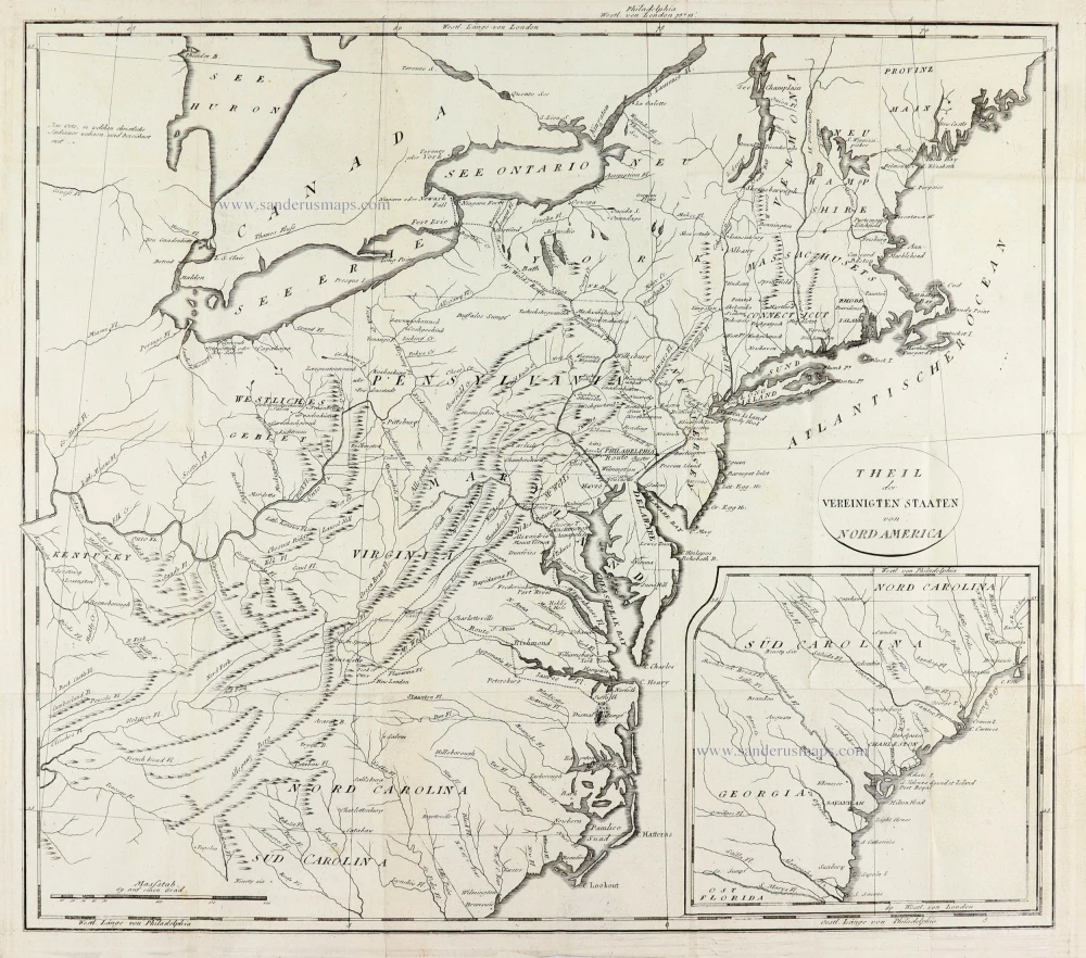 Theil der Vereinigten Staaten von Nord America.