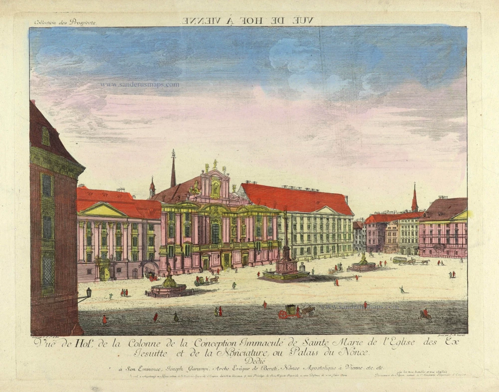 Vue de Hof, de la Colonne de la Conception Immacul
