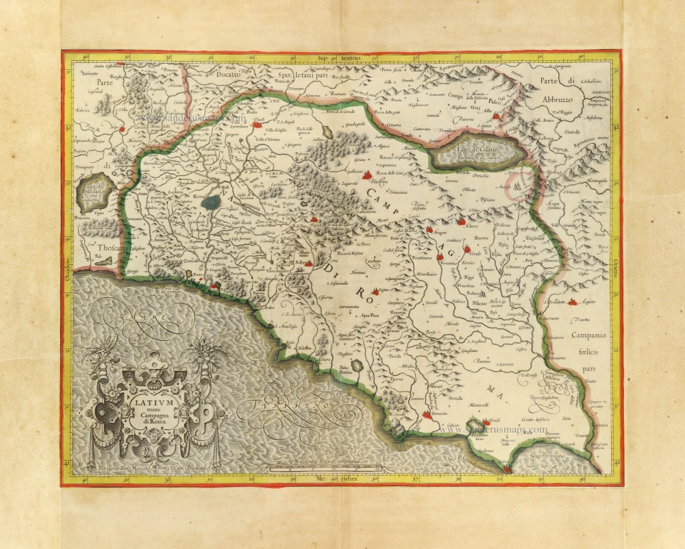 Latium nunc Campagna di Roma.
