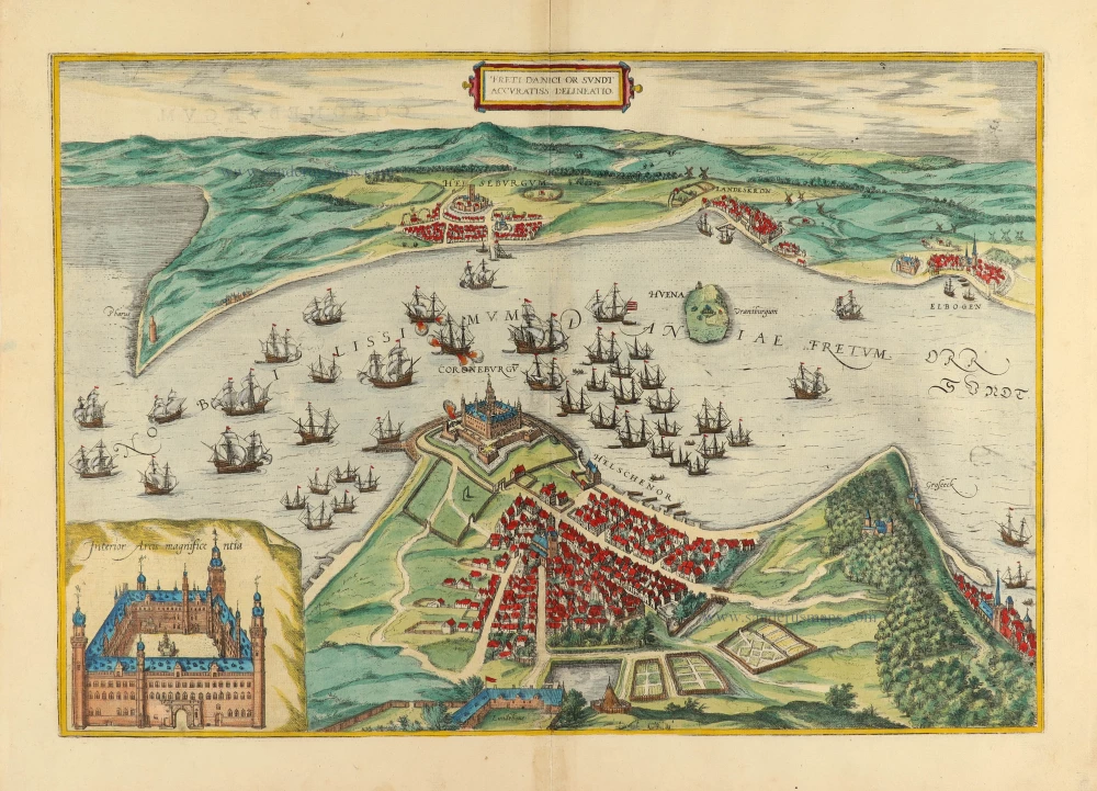 Freti Danici or Sundt Accuratiss Delineatio.