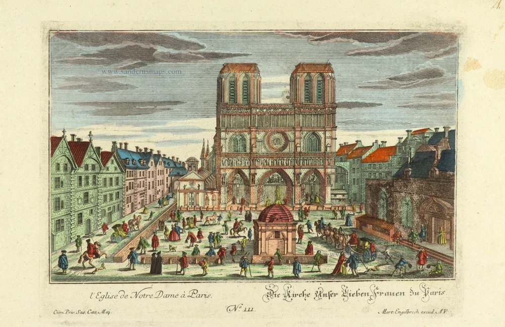 l'Eglise de Notre Dame à Paris - Die Kirche Unser Lieben Frauen zu Paris.