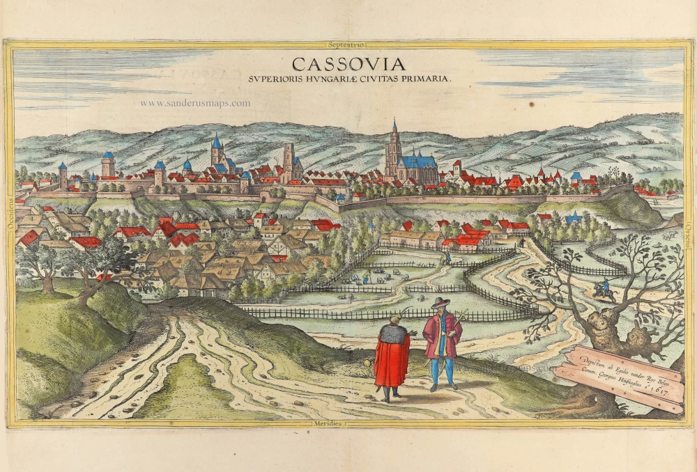 Cassovia superioris Hungariae civitas primaria.