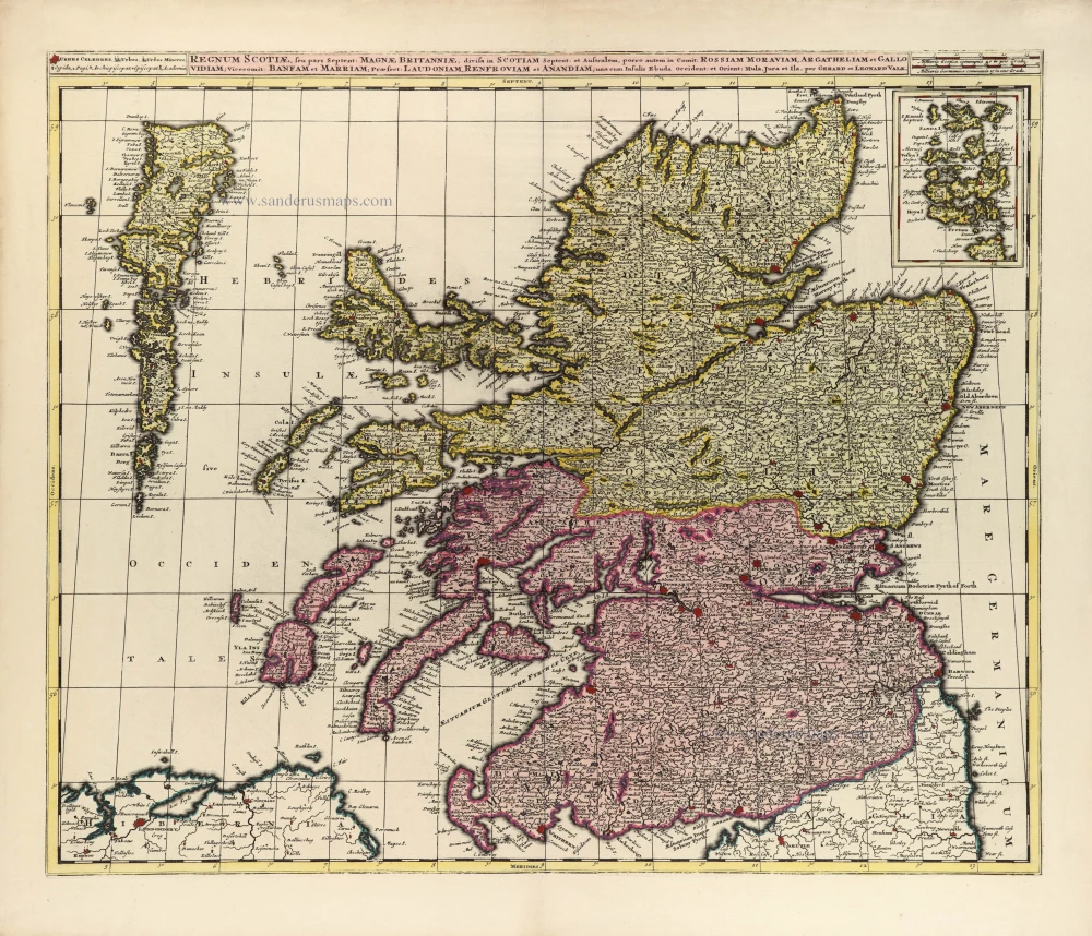 Regnum Scotiae, seu Pars Septent: Magnae Britanniae Divisa ...