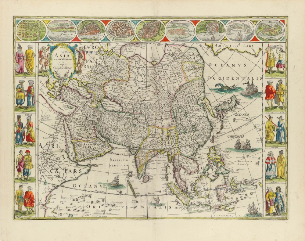 Asia, by Willem Blaeu.