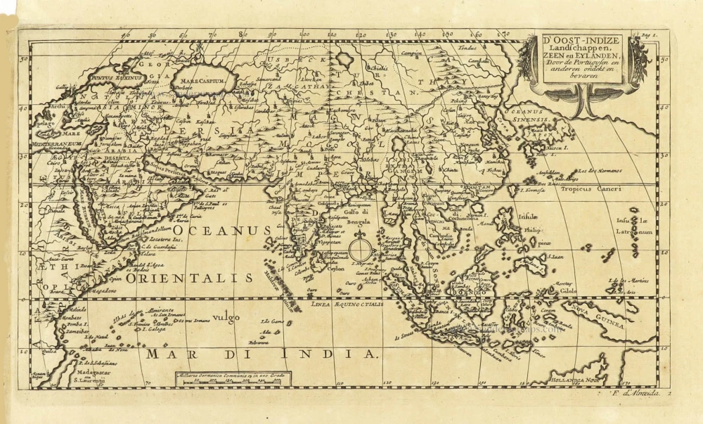 Asia by Pieter Van der Aa.