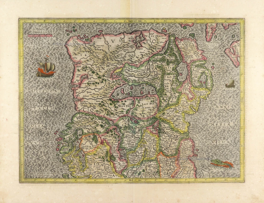 Ireland (North) by Mercator-Hondius
