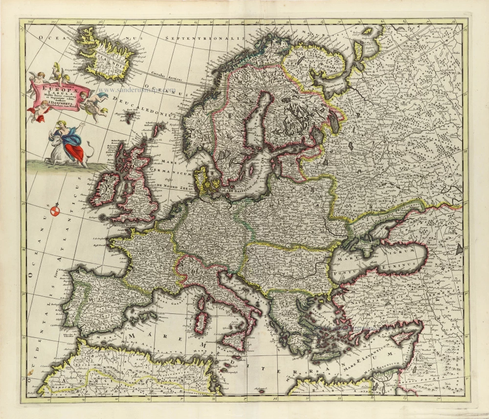 Accuratissima Europae Tabula.