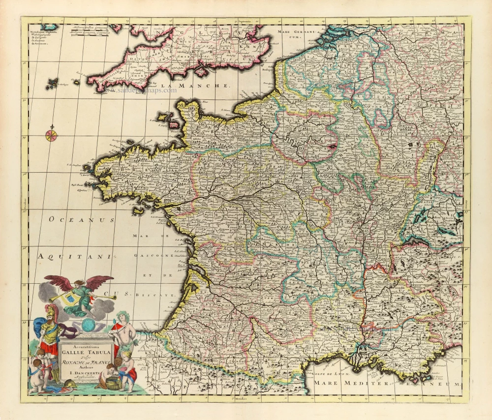 France by Justus Danckerts