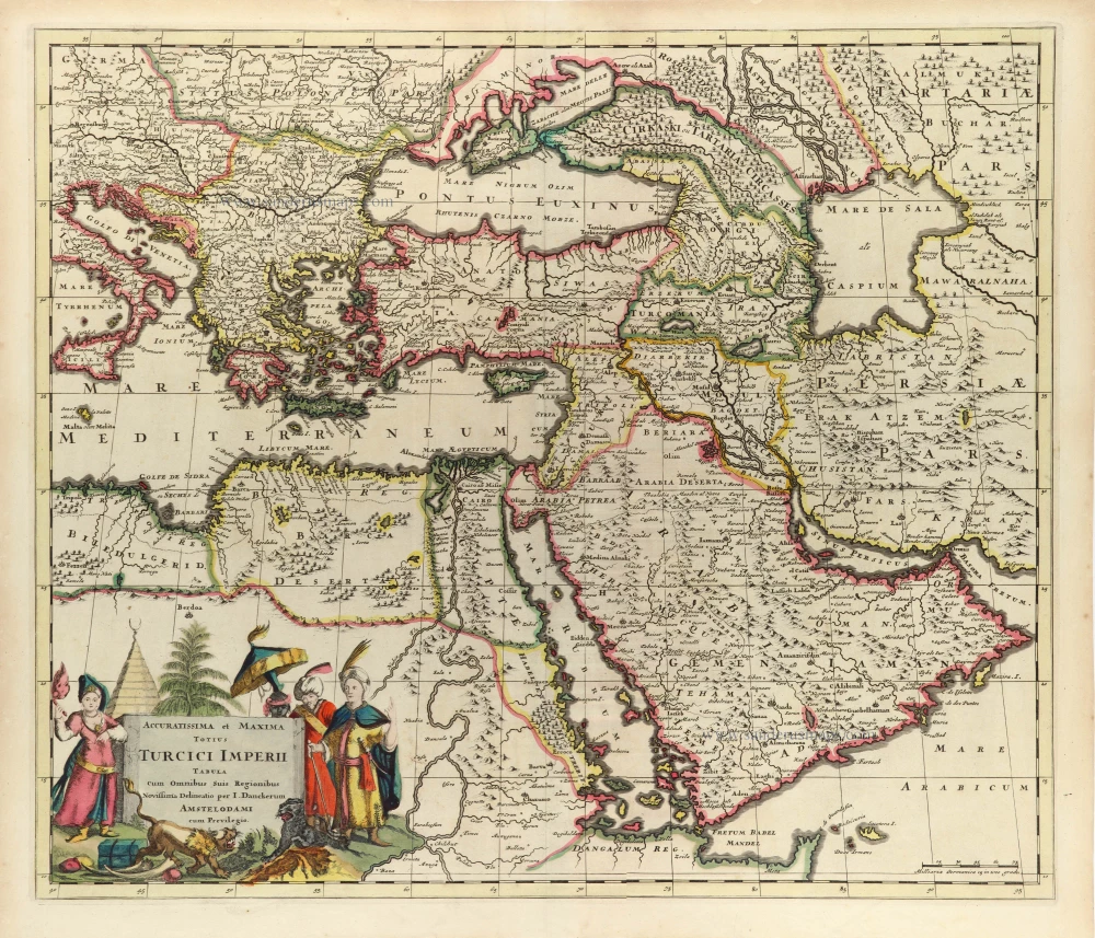 Accuratissima et Maxima Totius Turcici Imperii Tabula cum omnibus suis Regionibus.