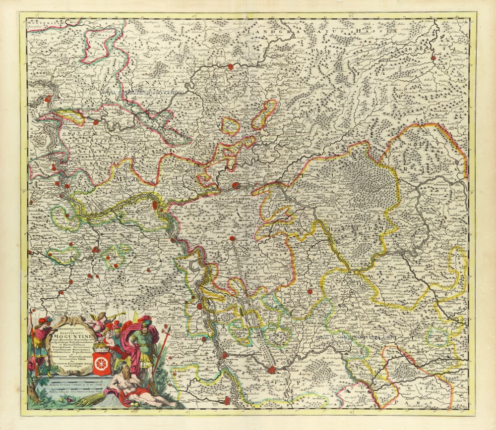 Archiepiscopatus et Electoratus Moguntini cum adjacentibus Regionibus ...
