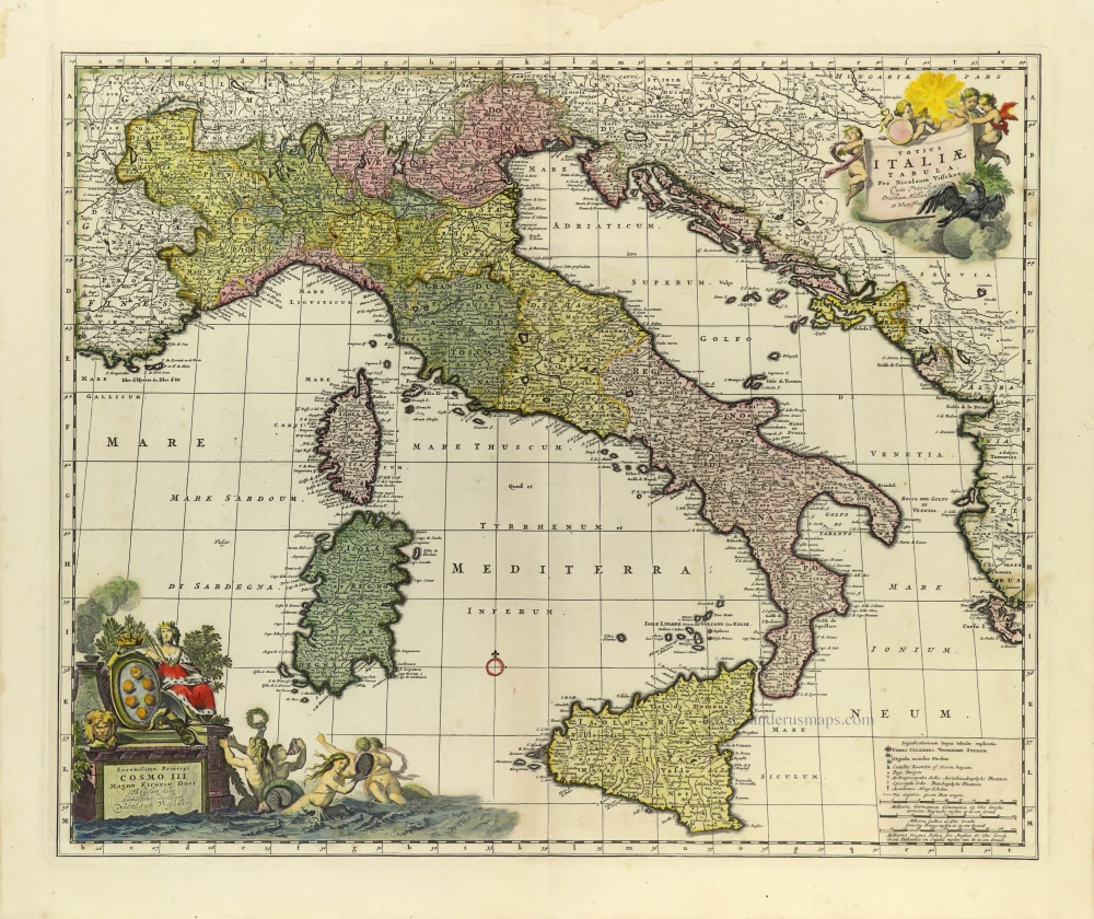 Totius Italiae Tabula.