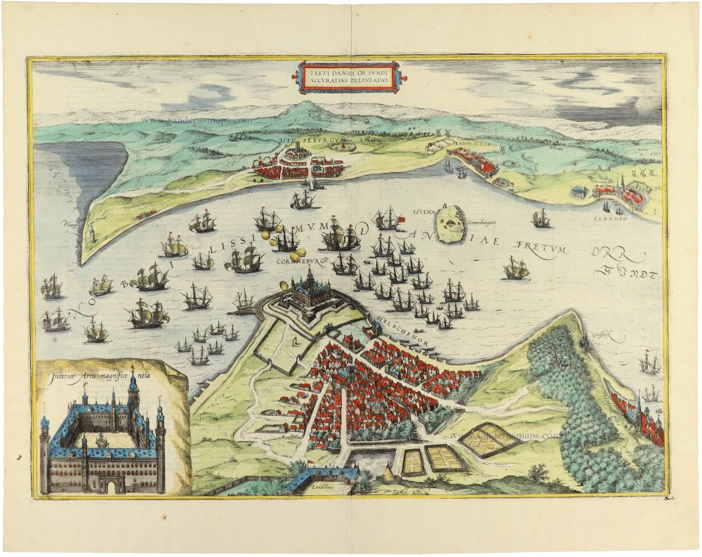 Freti Danici or Sundt Accuratiss Delineatio.