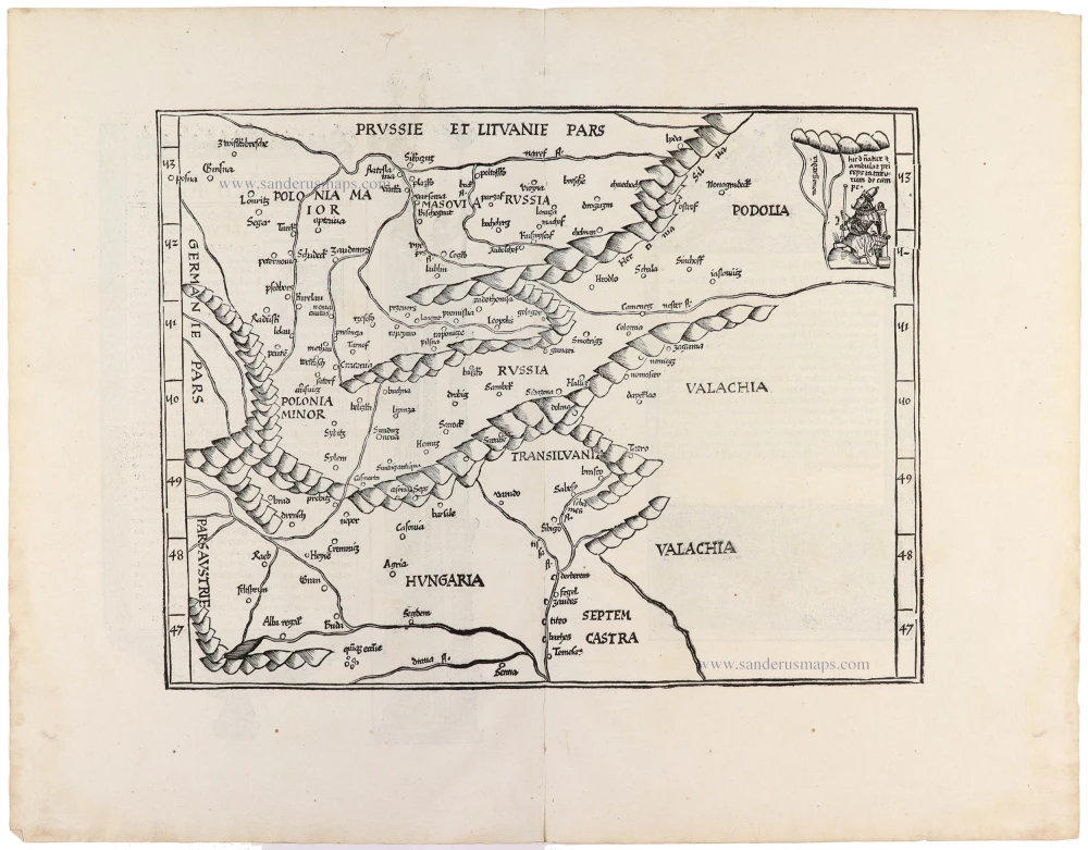 Tabu. Moderna Hungariae, Poloniae, Russiae, et Valachiae. (title from verso)