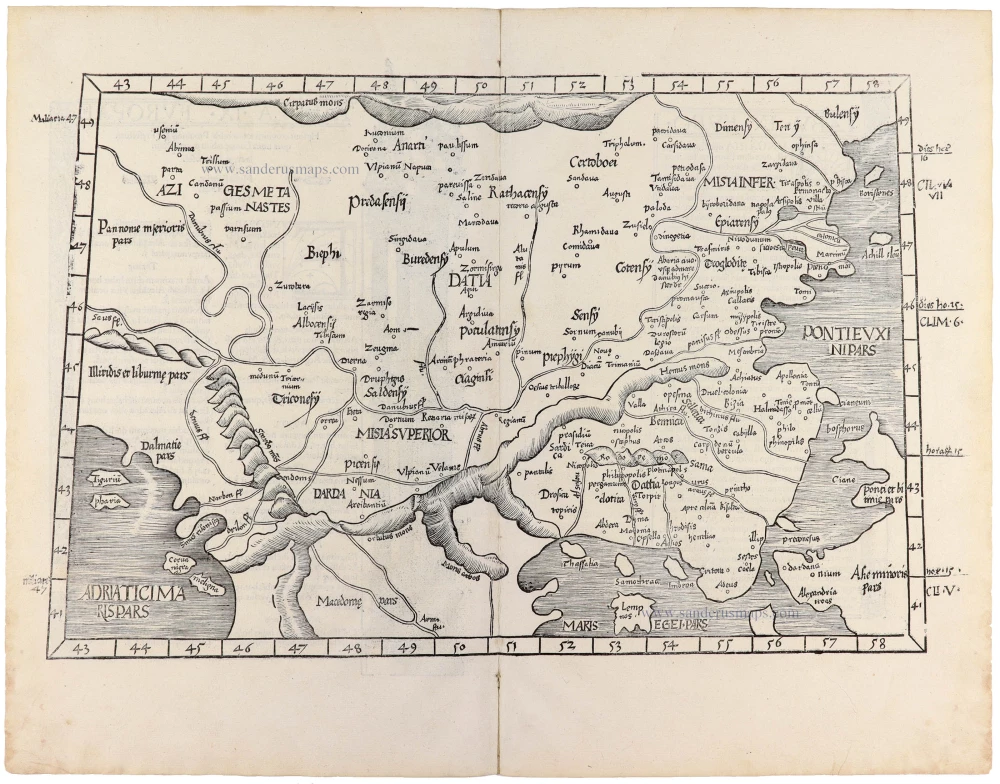 Tabula .IX. Europae. [Title on verso] 