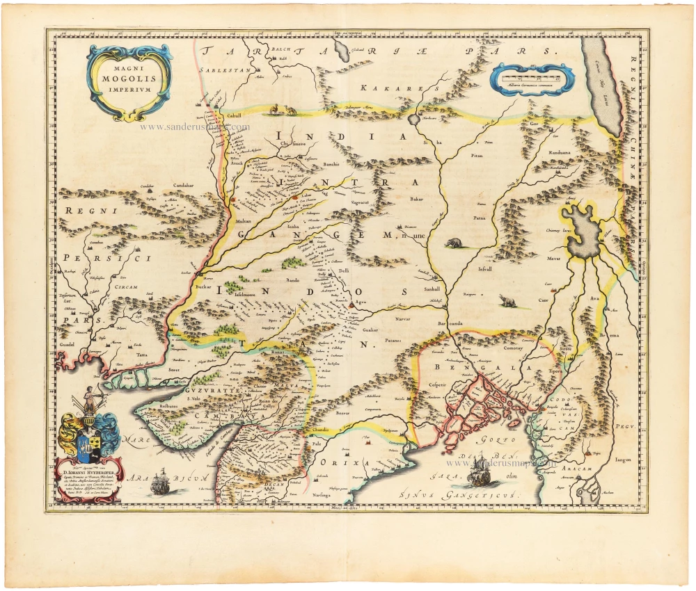 India, by Joan Blaeu.