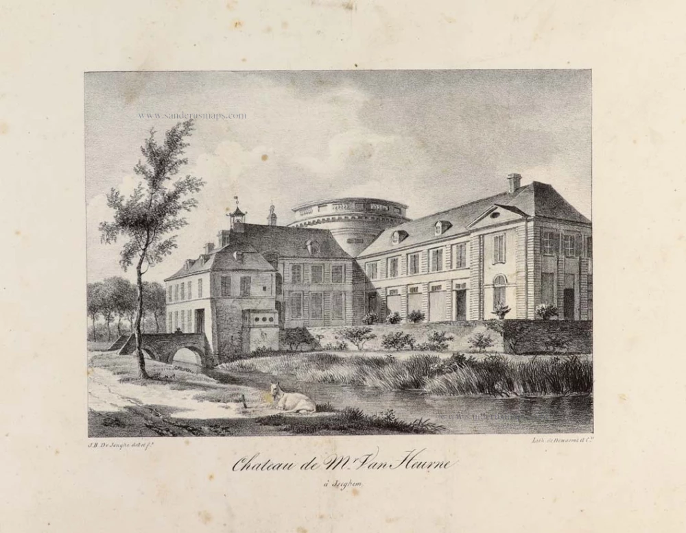 Blauwhuis Izegem by Dewasme, after J.B. De Jonghe.