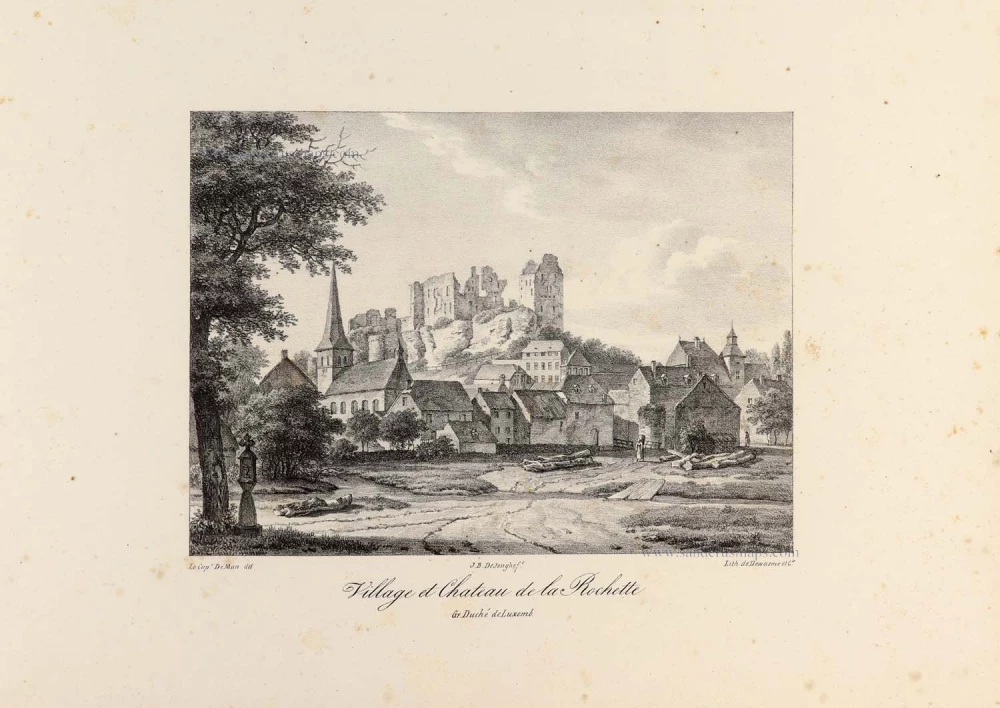 Village et Château de la Rochette - Gr. Duché de Luxemb.