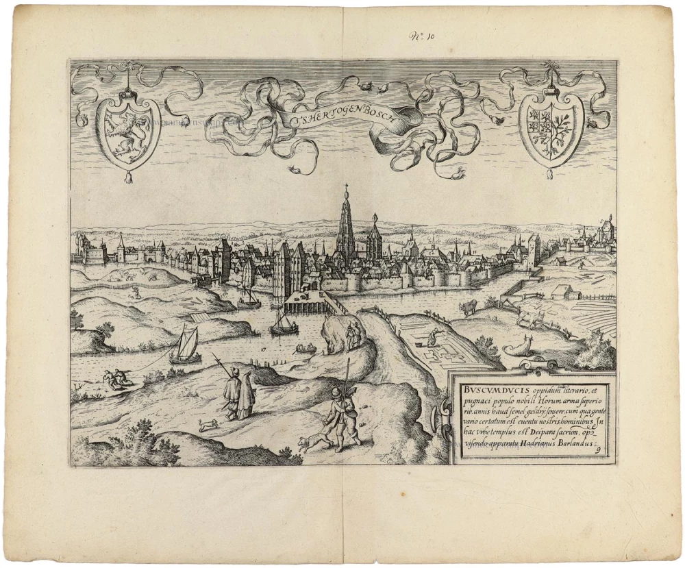 Tshertogenbosch - Buscumducis oppidum ludo literario, et pugnaci populo nobile Horum arma superiorib. annis haud semel Geldrij sensere, ...