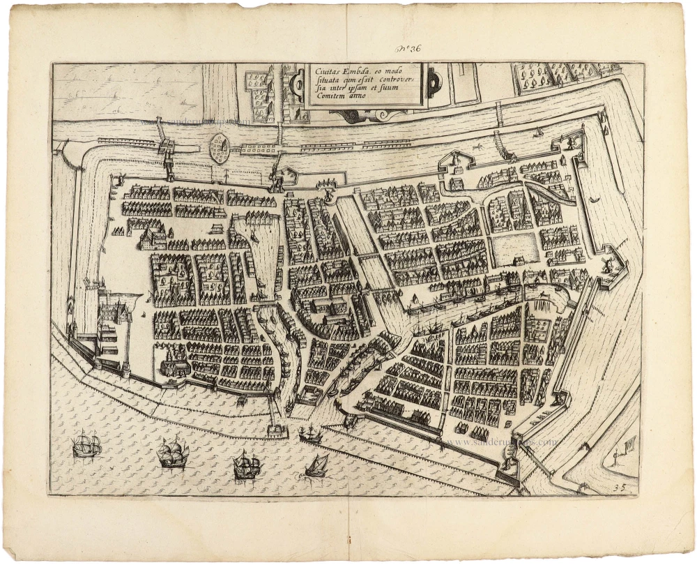 Emden, by Ludovicus Guicciardini.