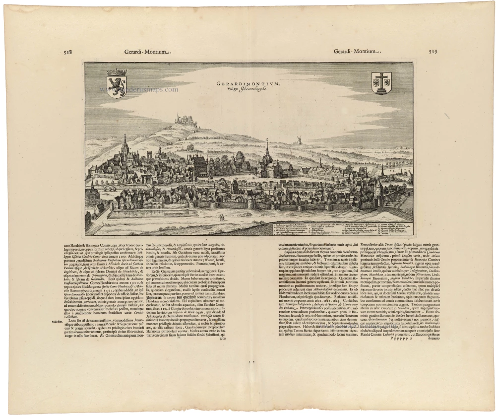 Gerardimontium Vulgo Gheertsberghe.