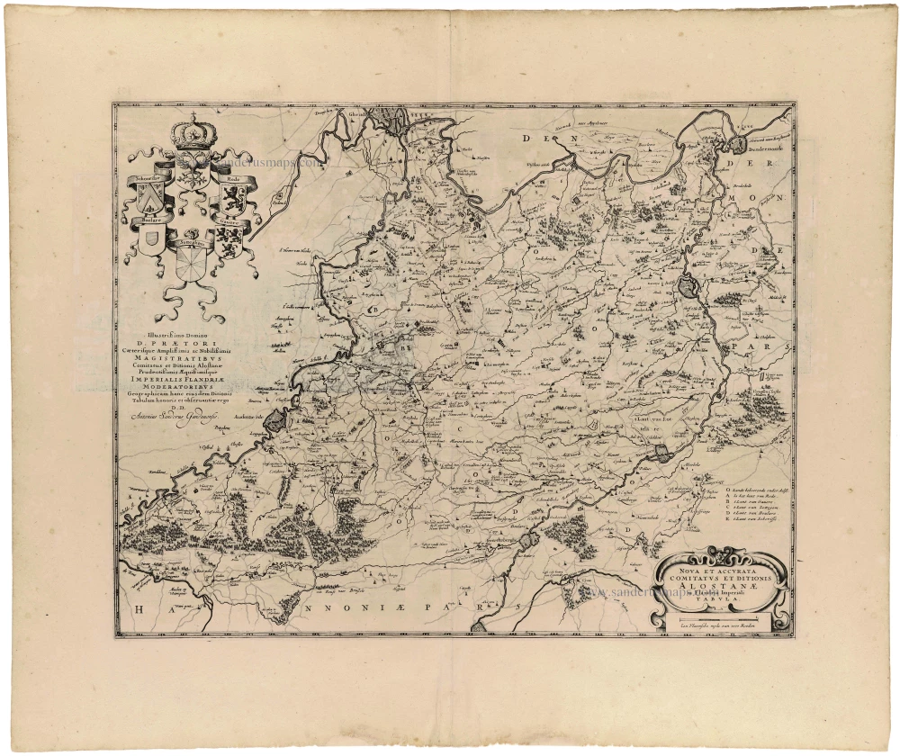 Nova et accurata Comitatus et ditionis Alostanae